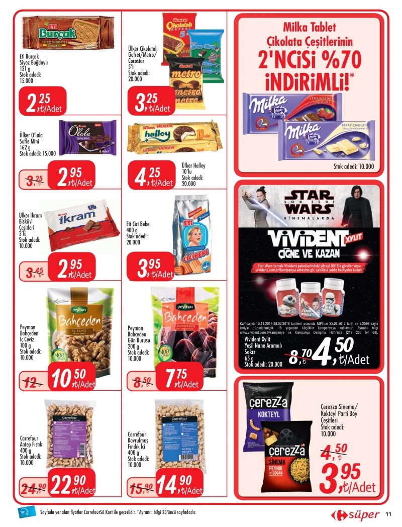 30 Kasım Carrefour Kentsel Aktüel 2017 - Sayfa 11