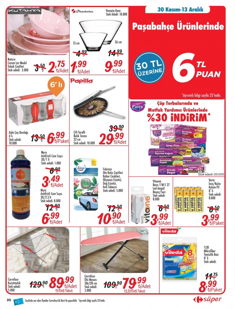30 Kasım Carrefour Kentsel Aktüel 2017 - Sayfa 20