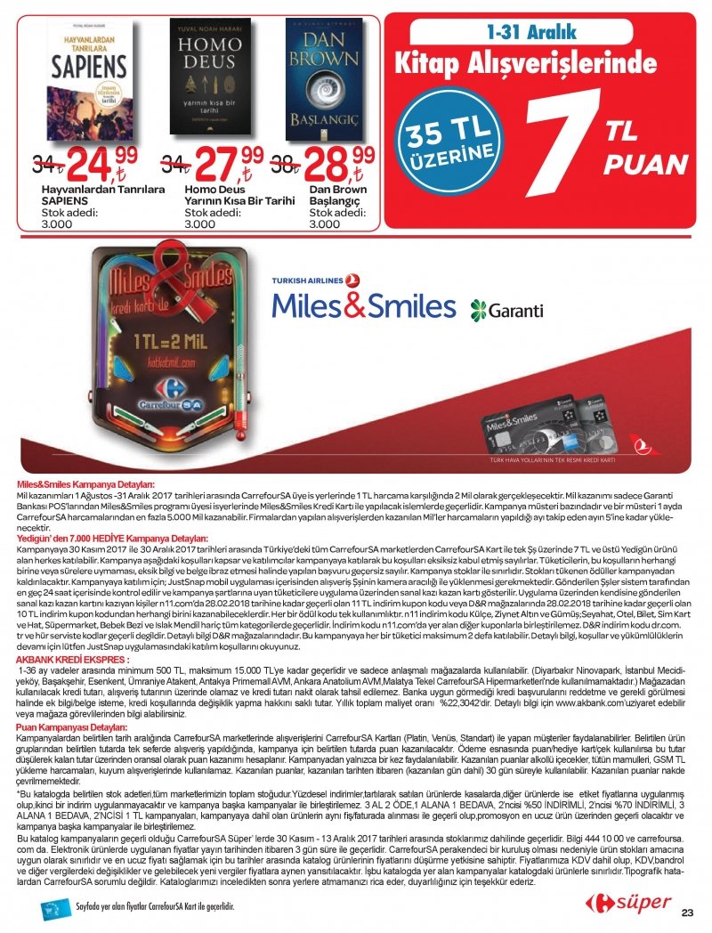 30 Kasım Carrefour Kentsel Aktüel 2017 - Sayfa 23