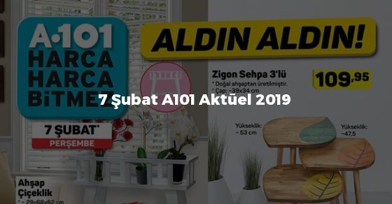 7 Subat A101 Aktuel 2019 Aktuelbulteni Com